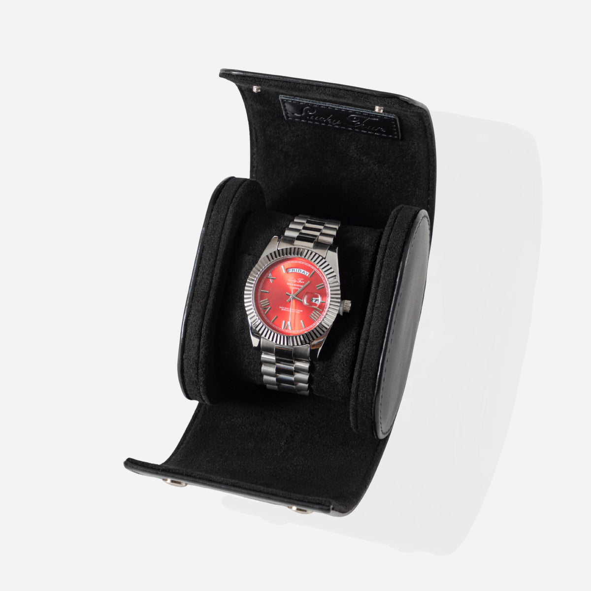 Premium Leather Watch Roll