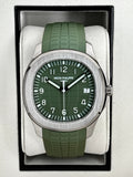 NEW 2026 Patek Philippe Aquanaut 42.2mm 5168G White Gold Green Dial