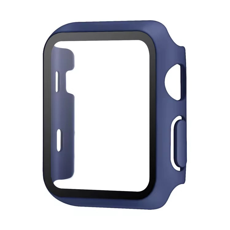 Hard Case With Tempered Glass Screen Protector For Apple Watch Multiple Colors Available